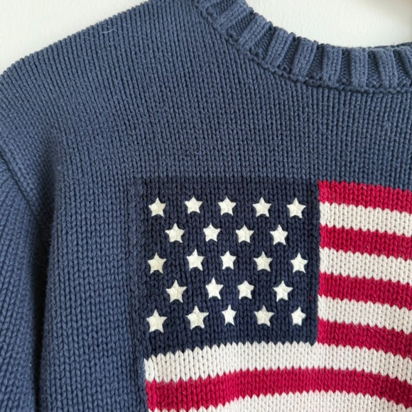 Women's Brandy Melville America Flag Cotton Sweater - Picture 4 of 11